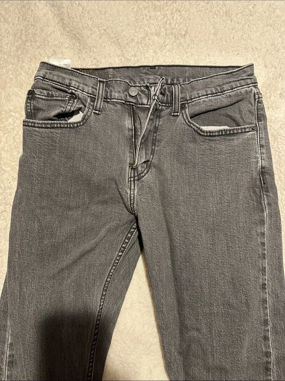 Levi's Men's 512 Slim Taper Jeans - Charcoal Gray - Size W 31 L 32